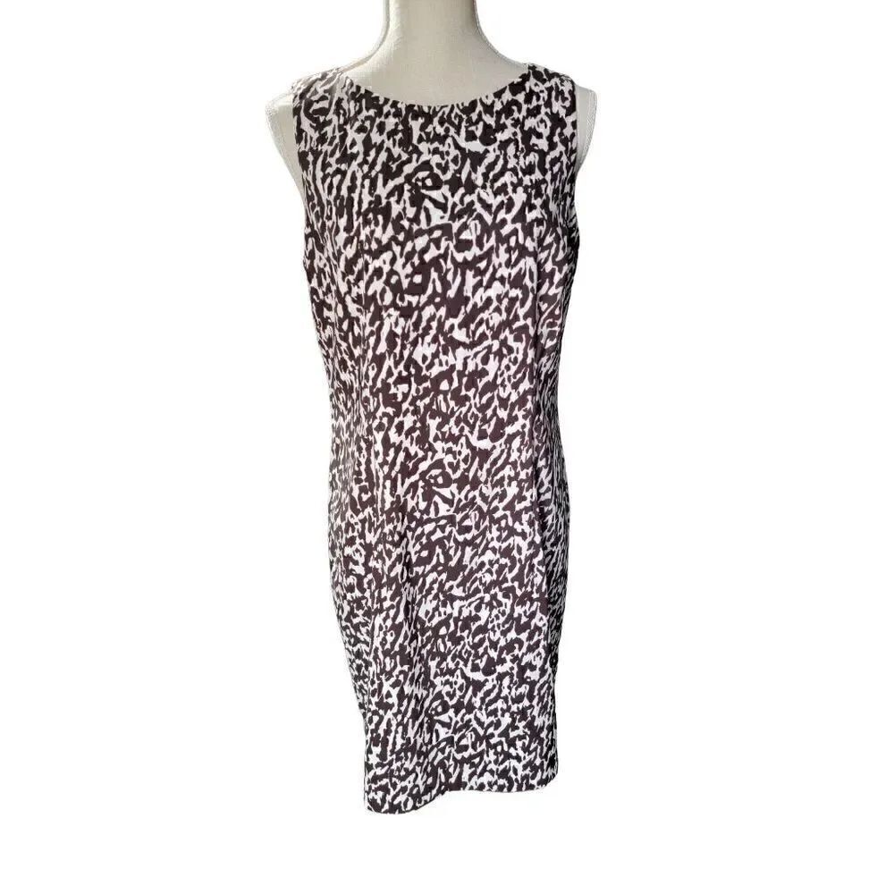 I.N. Studio Animal Print Summer or Business Dress Size 12